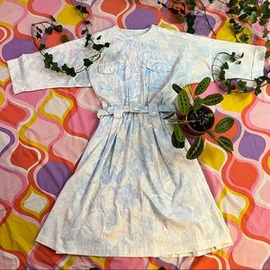 Vintage cotton floral dress